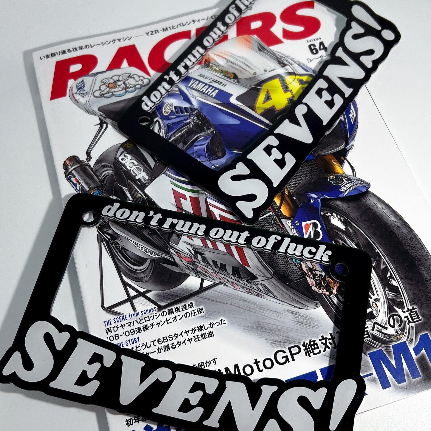 'Sevens' Motorcycle Plate Frame